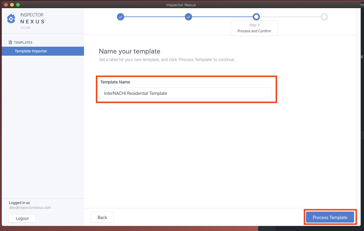 Importing templates from Spectora | Inspector Nexus Help Center